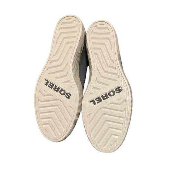 SOREL Womens/Teen OUT N ABOUT PULL ON WEDGE Bootie Size 8.5 Sea Salt Grey - Picture 8 of 8